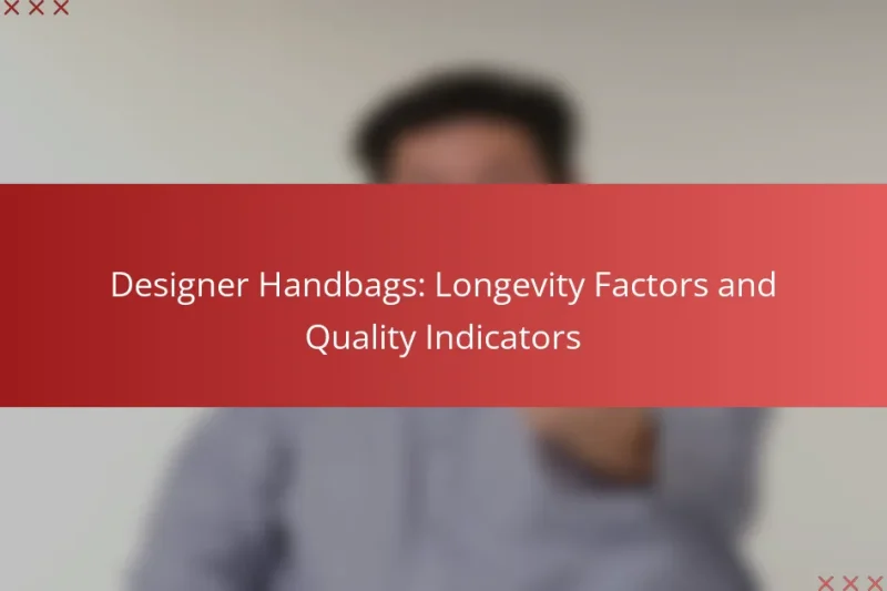 Designer Handbags: Longevity Factors and Quality Indicators