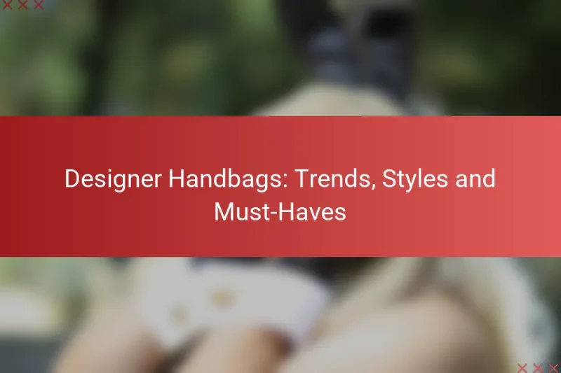 Designer Handbags: Trends, Styles and Must-Haves