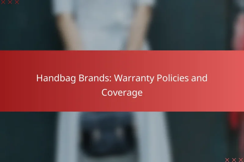 Handbag Brands: Warranty Policies and Coverage