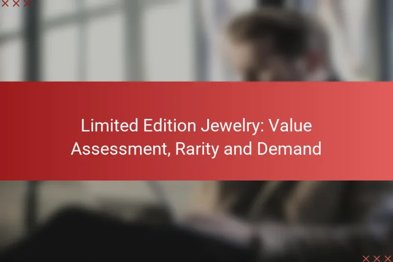 Limited Edition Jewelry: Value Assessment, Rarity and Demand